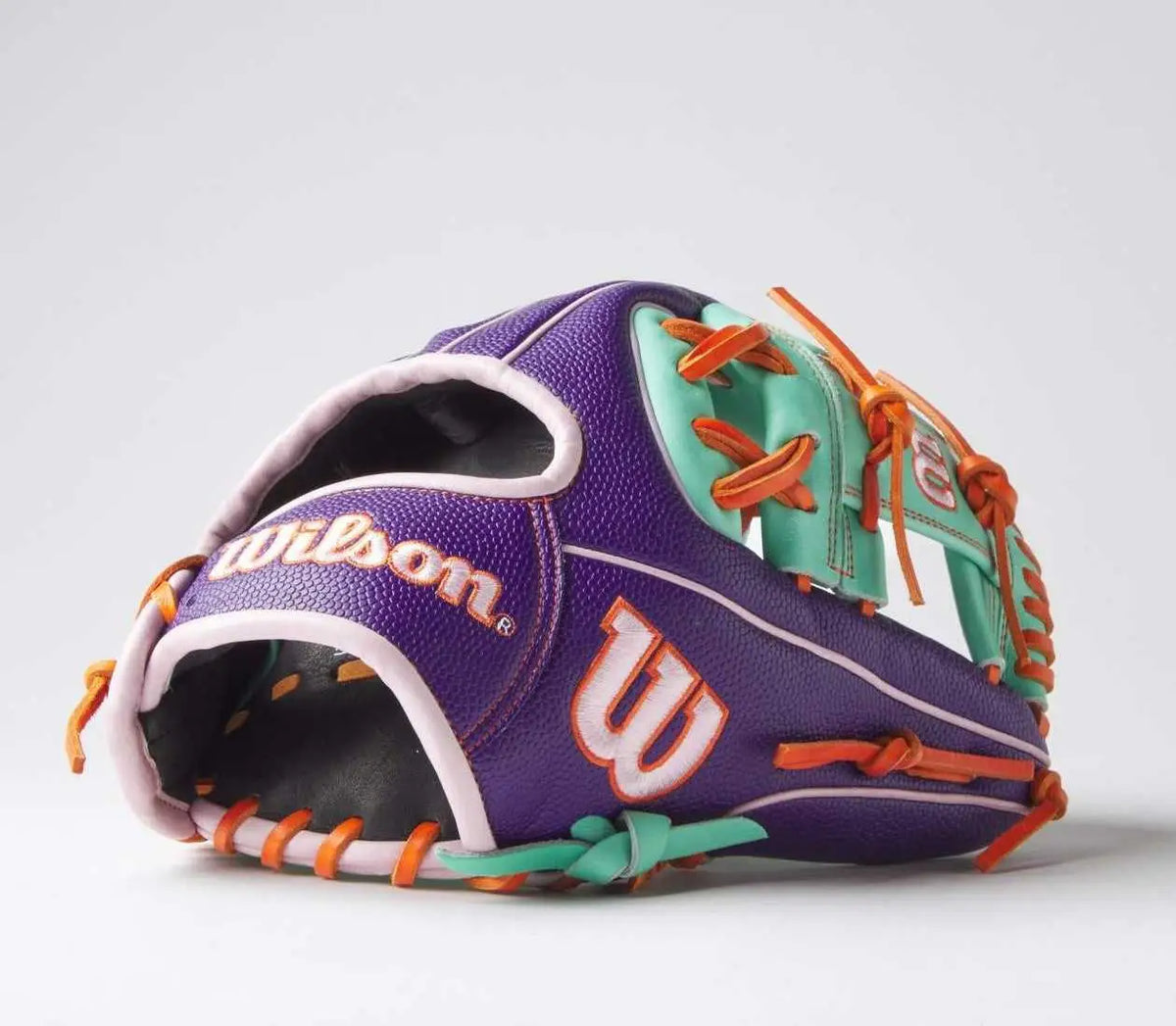 Wilson A2000 1975 11.75’’ Infield Glove - Gotm April 2025 Wbw1034801175 - Purple Mint Orange - Right Throw