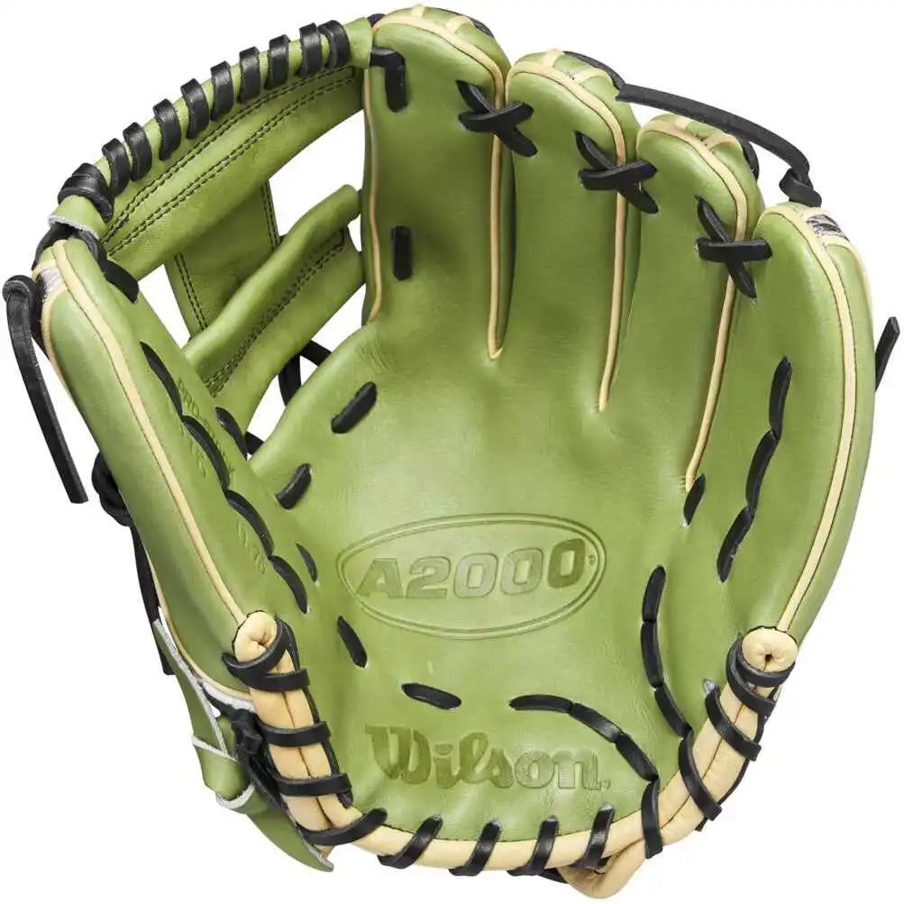 Wilson A2000 1975 11.75’’ Infield Glove Military Honor Nov 2023 Gotm Wbw1016901175 - Olive - Blonde / Right Throw
