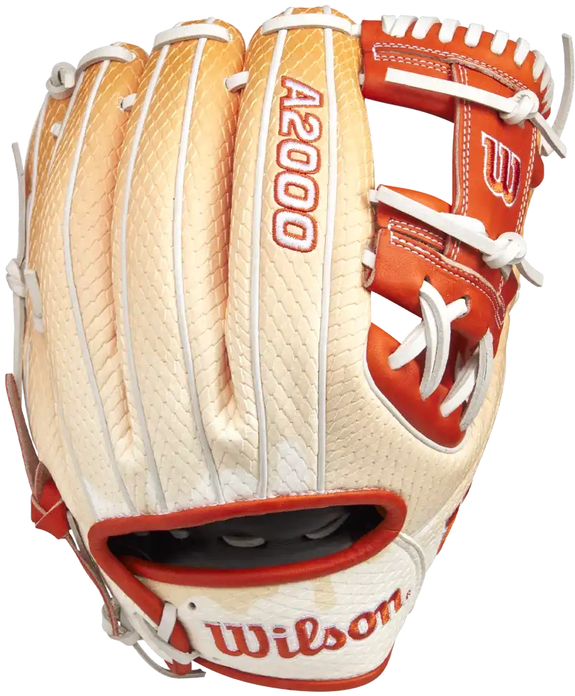 Wilson A2000 1975ss 11.75’’ Infield Glove June 2025 Gotm Wbw1034811175 - Orange Creamsicle - Cork / Right Throw