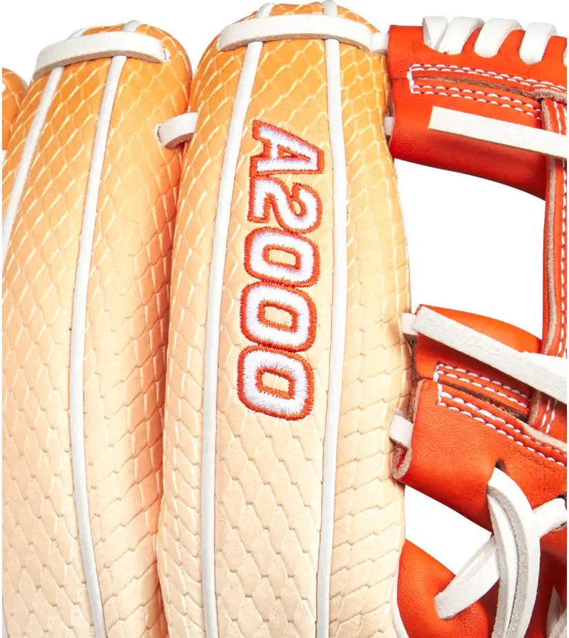 Wilson A2000 1975ss 11.75’’ Infield Glove June 2025 Gotm Wbw1034811175 - Orange Creamsicle - Cork / Right Throw