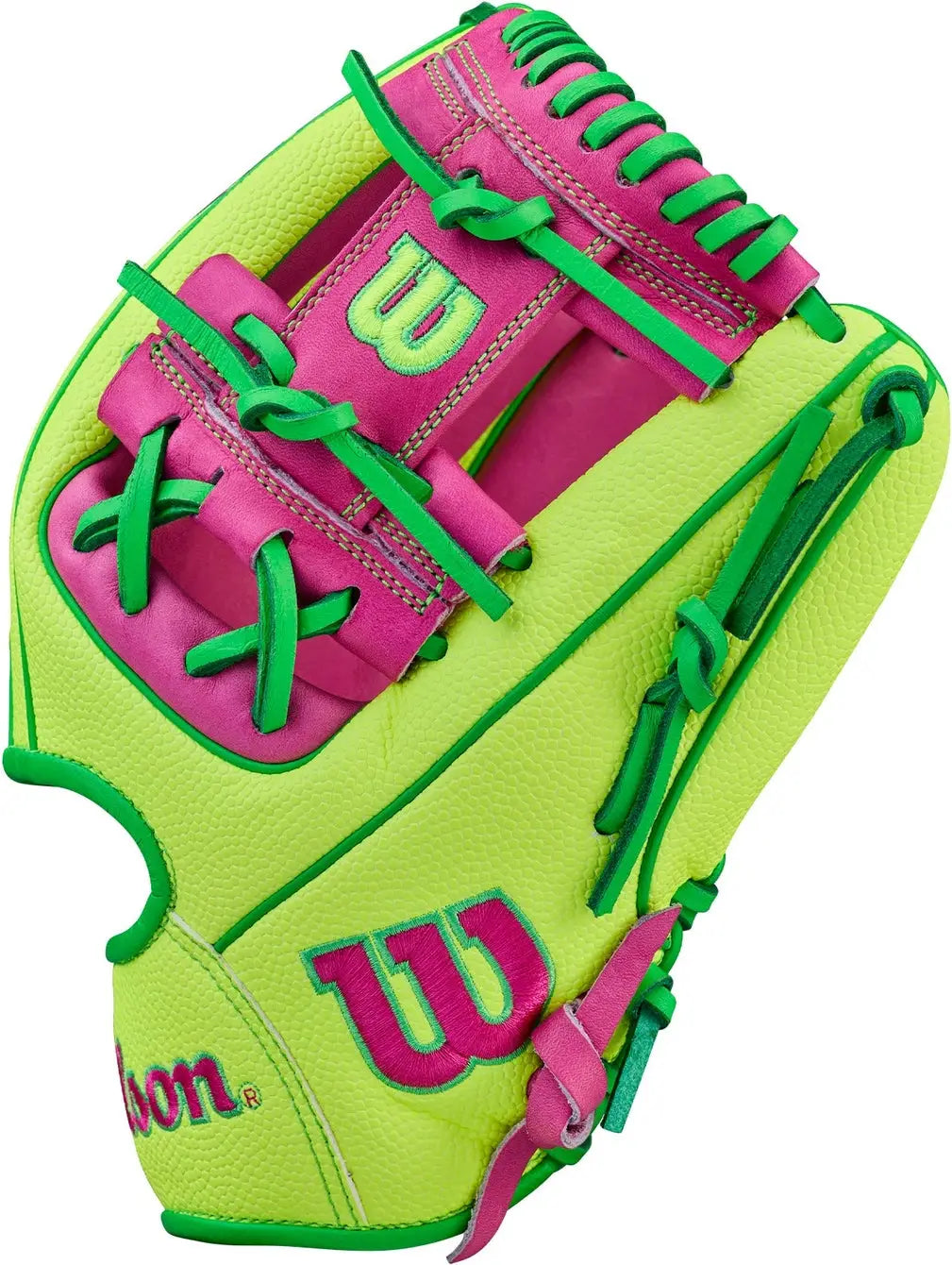 Wilson A2000 1975ss 11.75’’ Infield Glove Mar 2026 Gotm Wbw1046441175 - Optic Yellow - Right Throw