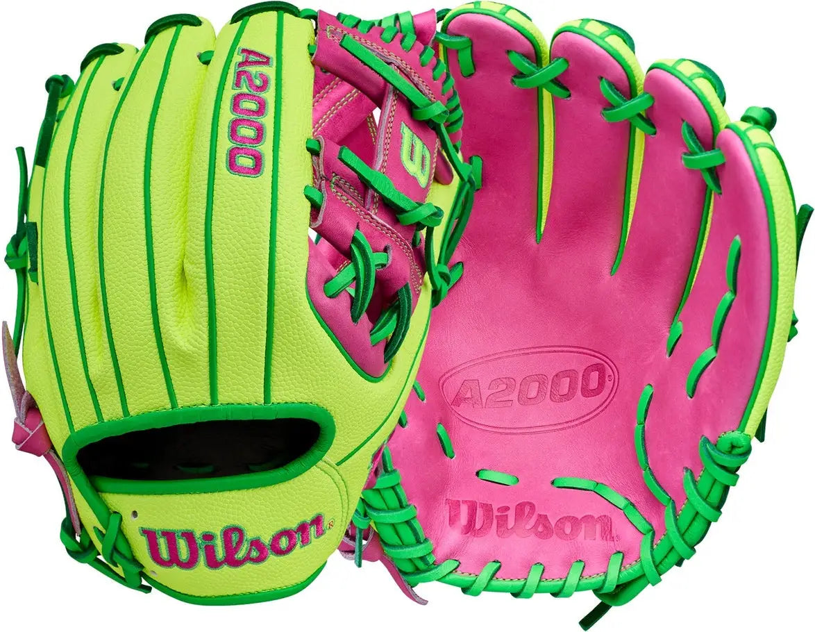 Wilson A2000 1975ss 11.75’’ Infield Glove Mar 2026 Gotm Wbw1046441175 - Optic Yellow - Right Throw