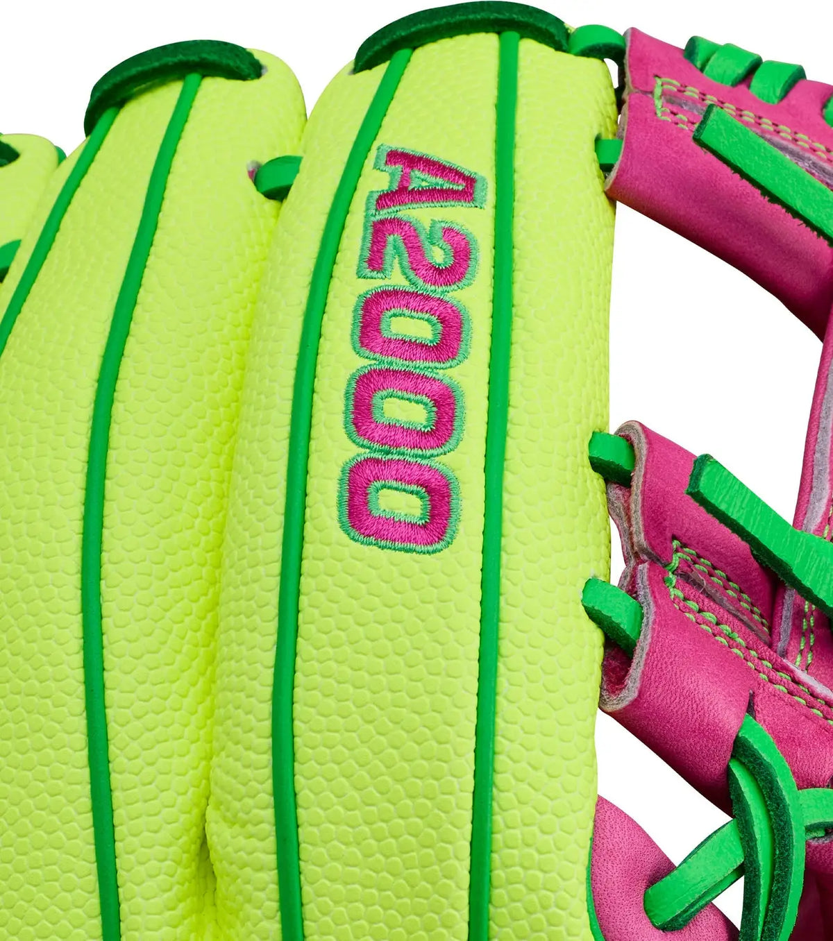 Wilson A2000 1975ss 11.75’’ Infield Glove Mar 2026 Gotm Wbw1046441175 - Optic Yellow - Right Throw