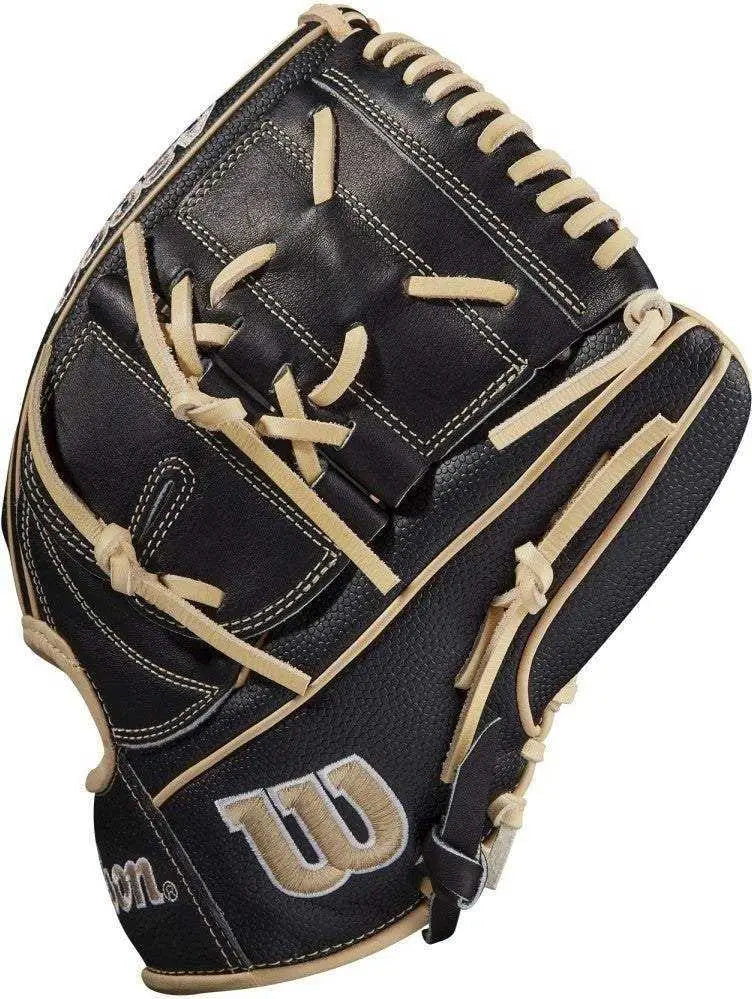 Wilson A2000 B2ss 12.00’’ Pitcher’s Baseball Glove - Black Blonde - Cork / Left Throw