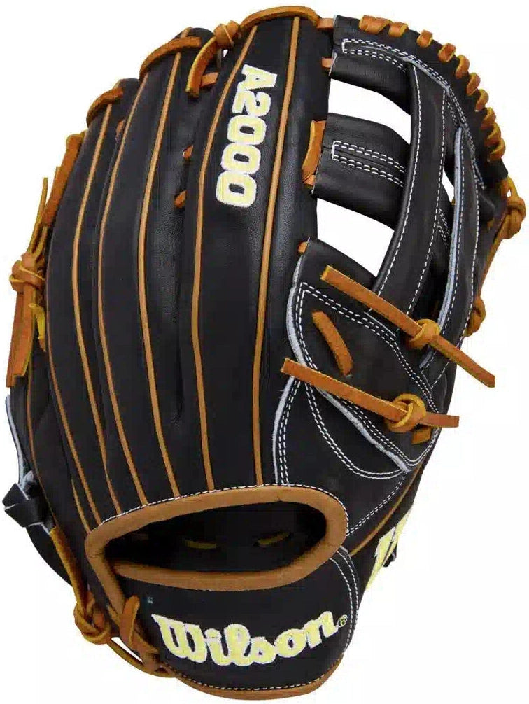 Wilson A2000 Classics Series 1750 12.50’’ Outfield Baseball Glove Wbw104121 - Black Saddle
