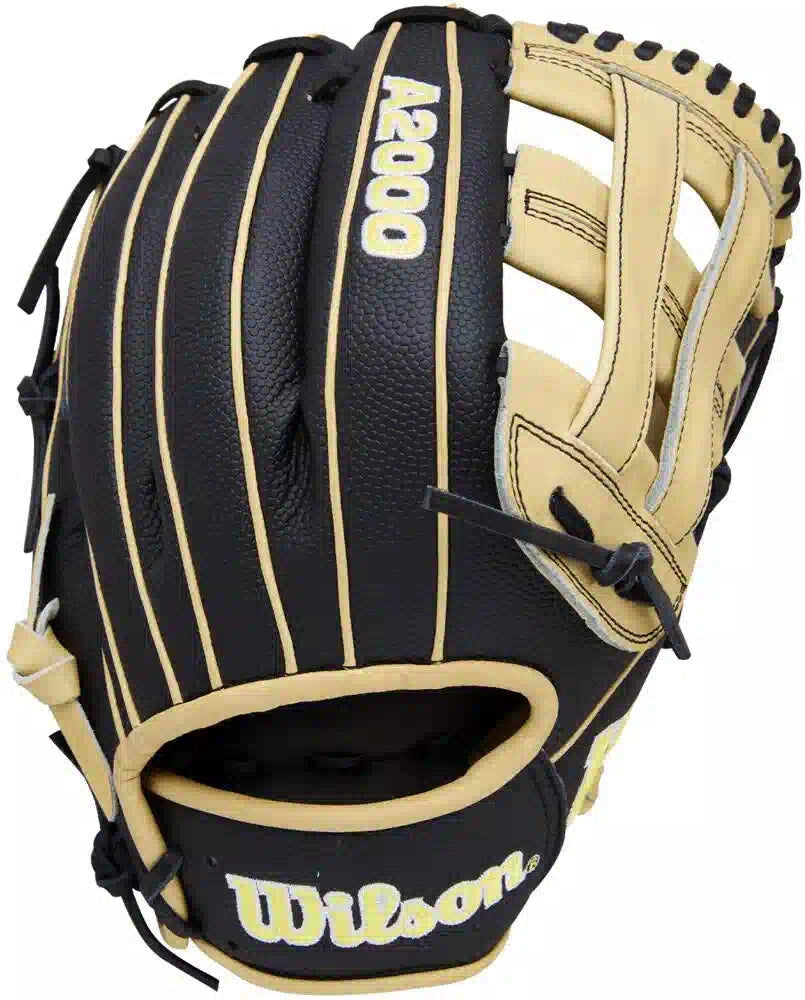 Wilson A2000 Classics Series Dw5 12.00’’ Infield Baseball Glove Wbw104116 - Black Blonde - Right Throw