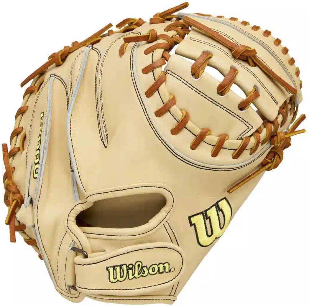 Wilson A2000 Classics Series Pf33 33.00’’ Baseball Catcher’s Mitt Wbw104127 - Blonde Saddle - Right Throw