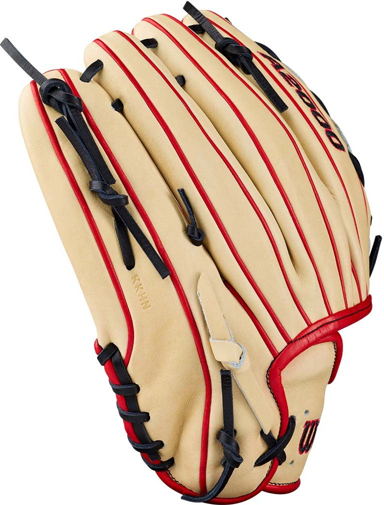 Wilson A2000 Dh12 12.00’’ Pitcher’s Glove Wbg06101rt12 - Blonde Black Red - Right Throw