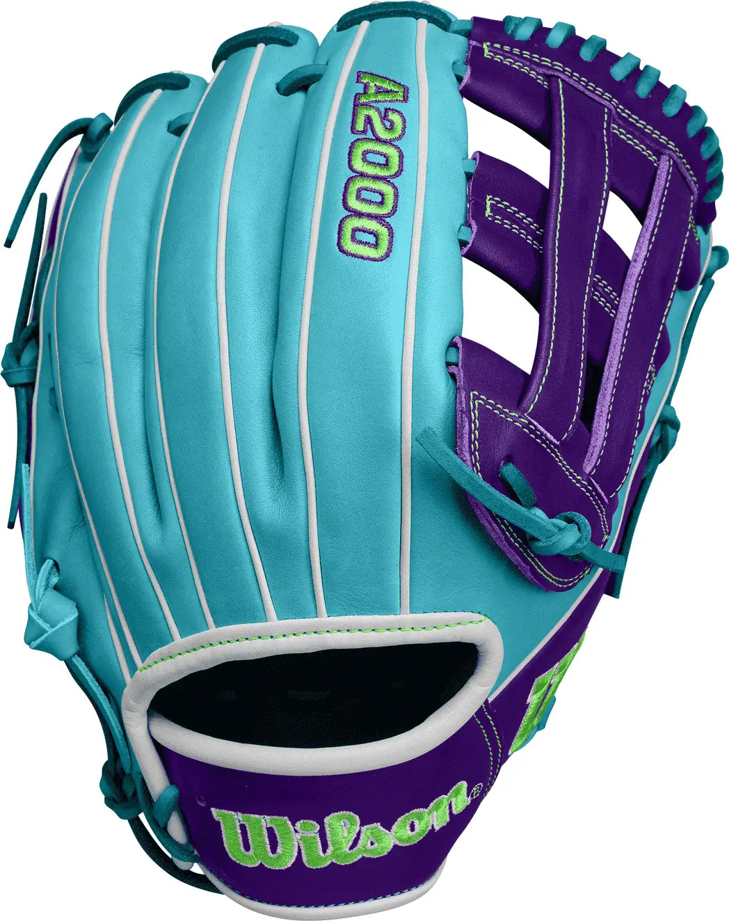 Wilson A2000 Dw5 12.00’’ Winter Series Infield Glove Wbw10252212 - Teal Purple - Right Throw