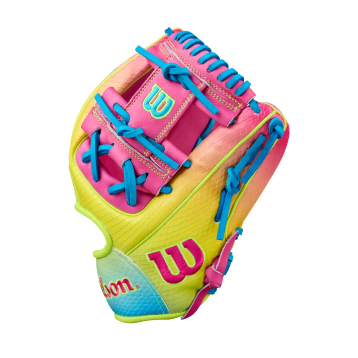 Wilson A2000 Fall 2025 1786ss 11.50’’ Infield Glove Wbw103492115 - Blue Optic Yellow Pink - Mulicolor / Right Throw