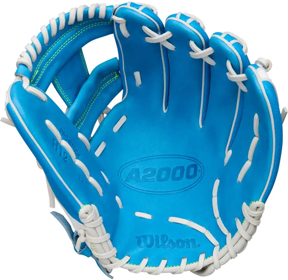 Wilson A2000 Fall 2025 H12ss 12.00’’ Fastpitch Glove Wbw10348612 - Sky Blue White - Light / Right Throw