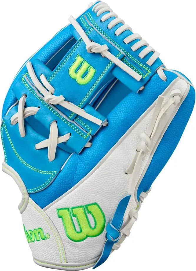 Wilson A2000 Fall 2025 H12ss 12.00’’ Fastpitch Glove Wbw10348612 - Sky Blue White - Light / Right Throw