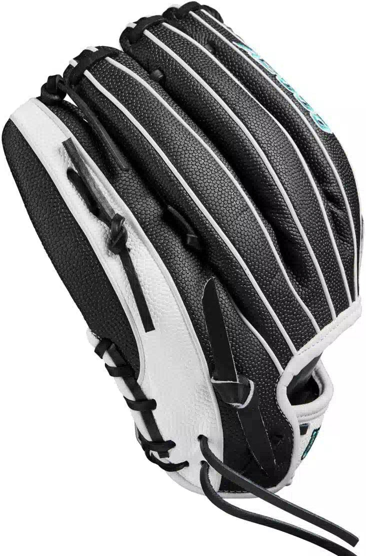 Wilson A2000 H12ss 12.00’’ Infield Fastpitch Glove Wbw102624 - Black White Teal - Right Throw