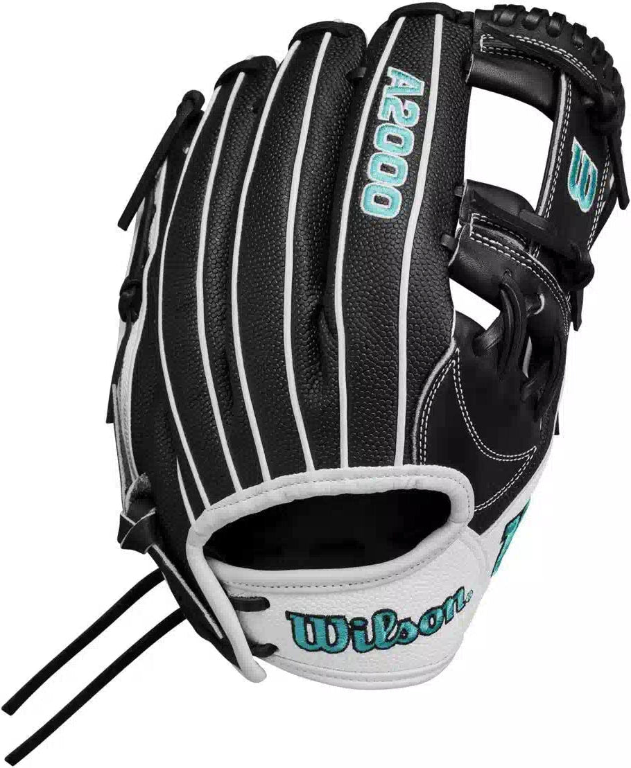 Wilson A2000 H12ss 12.00’’ Infield Fastpitch Glove Wbw102624 - Black White Teal - Right Throw