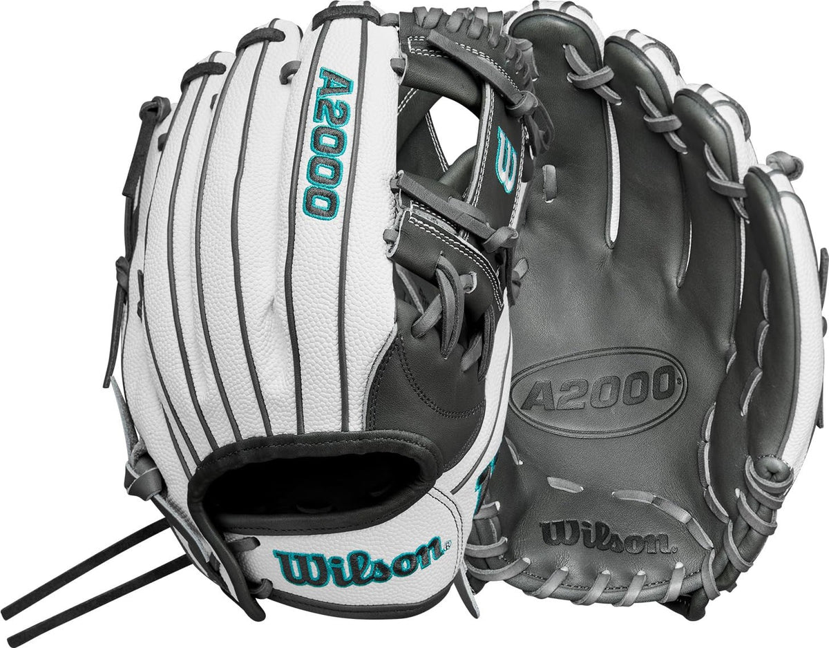 Wilson A2000 H75ss 11.75’’ Infield Fastpitch Glove Wbw102623 - White Charcoal - Right Throw