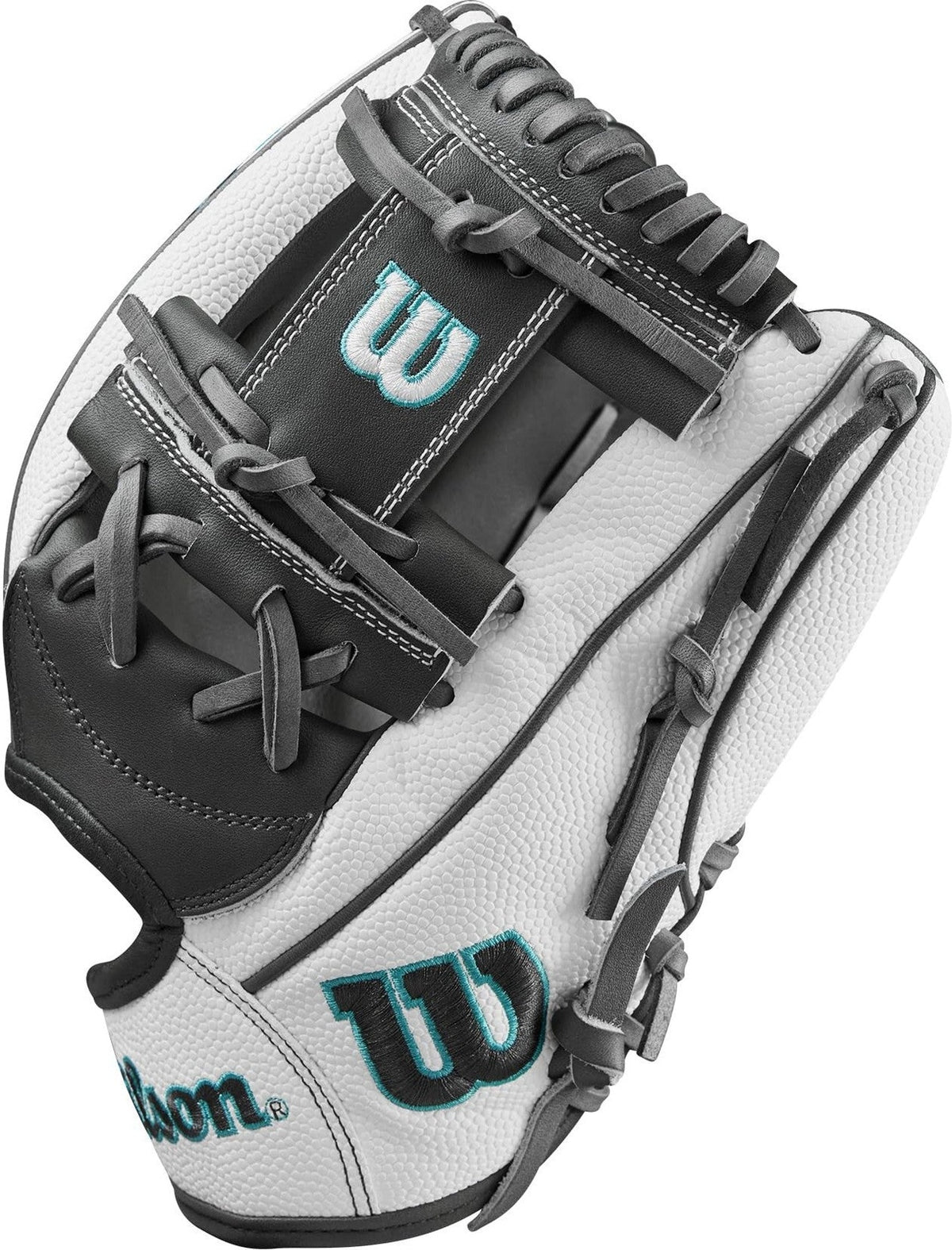 Wilson A2000 H75ss 11.75’’ Infield Fastpitch Glove Wbw102623 - White Charcoal - Right Throw