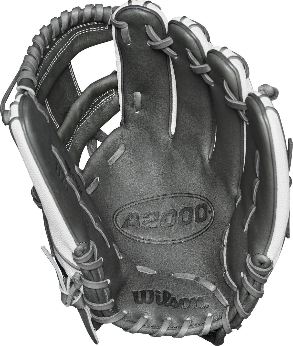 Wilson A2000 H75ss 11.75’’ Infield Fastpitch Glove Wbw102623 - White Charcoal - Right Throw