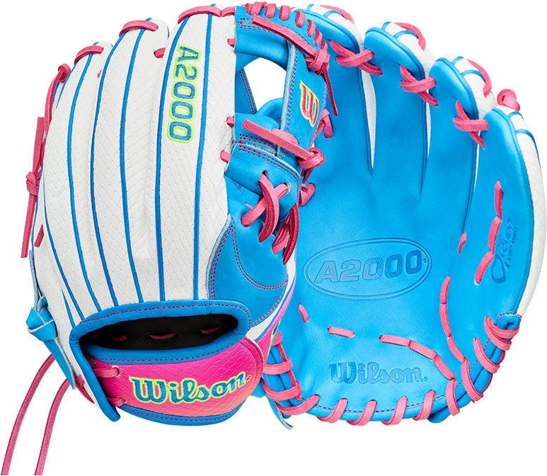 Wilson A2000 Love the Moment Fp H12 12.00’’ Fastpitch Infield Glove Wbw10483612 - Blue White Pink - Right Throw