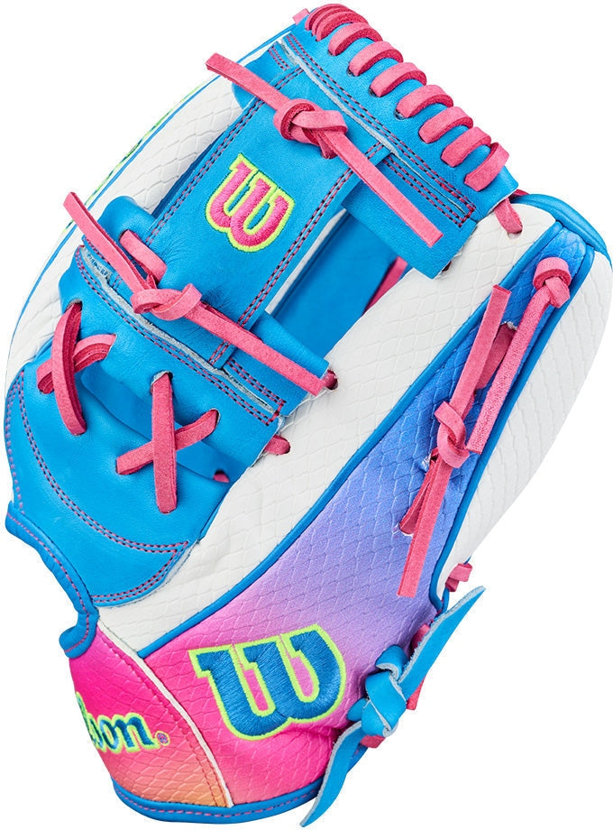 Wilson A2000 Love the Moment Fp H12 12.00’’ Fastpitch Infield Glove Wbw10483612 - Blue White Pink - Right Throw