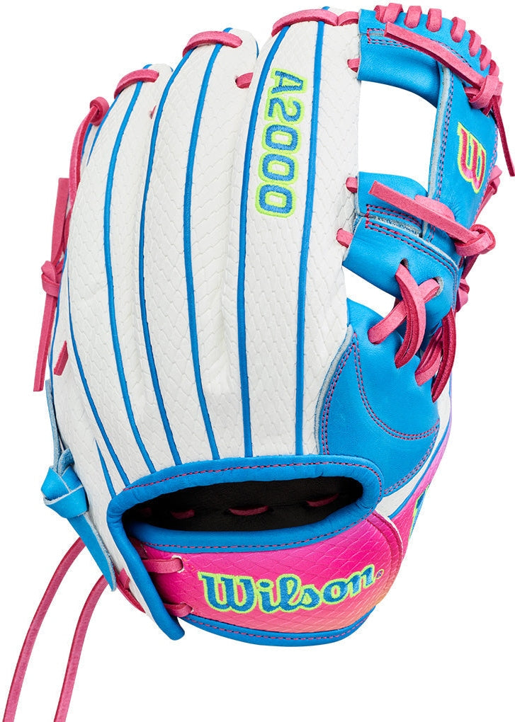Wilson A2000 Love the Moment Fp H12 12.00’’ Fastpitch Infield Glove Wbw10483612 - Blue White Pink - Right Throw