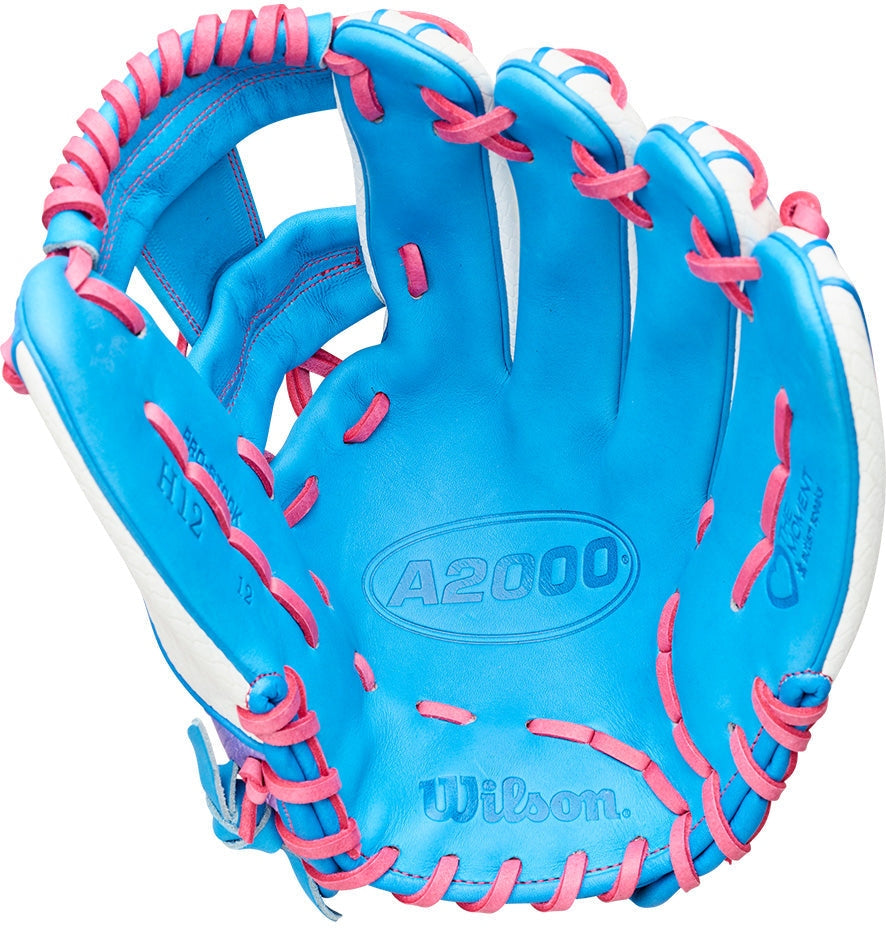 Wilson A2000 Love the Moment Fp H12 12.00’’ Fastpitch Infield Glove Wbw10483612 - Blue White Pink - Right Throw