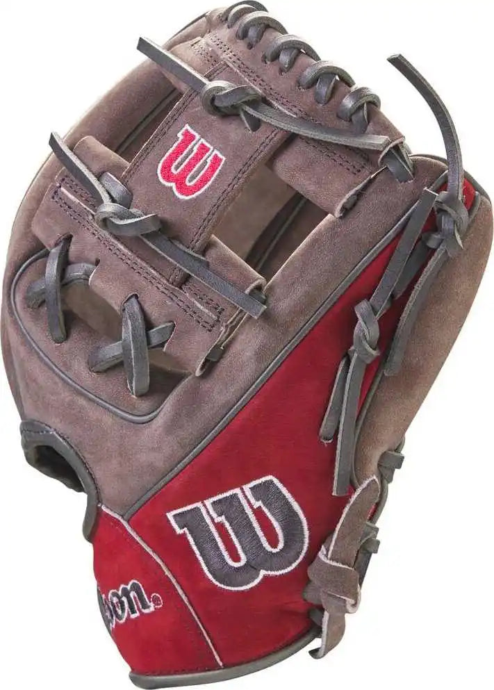Wilson A2000 Pf88 11.25’’ Infield Glove Dec 2023 Gotm Wbw1016911125 - Buffed Coal Red - Brown / Right Throw