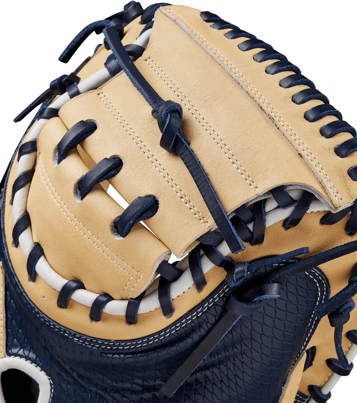Wilson A2000 Sa34ss 34.00’’ Catcher’s Mitt Wbw10253134 - Blonde Navy - Black / Right Throw