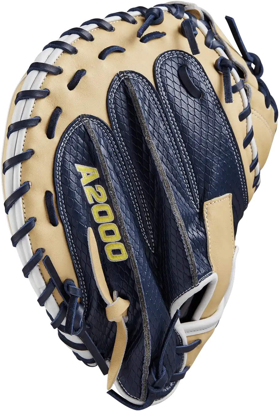 Wilson A2000 Sa34ss 34.00’’ Catcher’s Mitt Wbw10253134 - Blonde Navy - Black / Right Throw