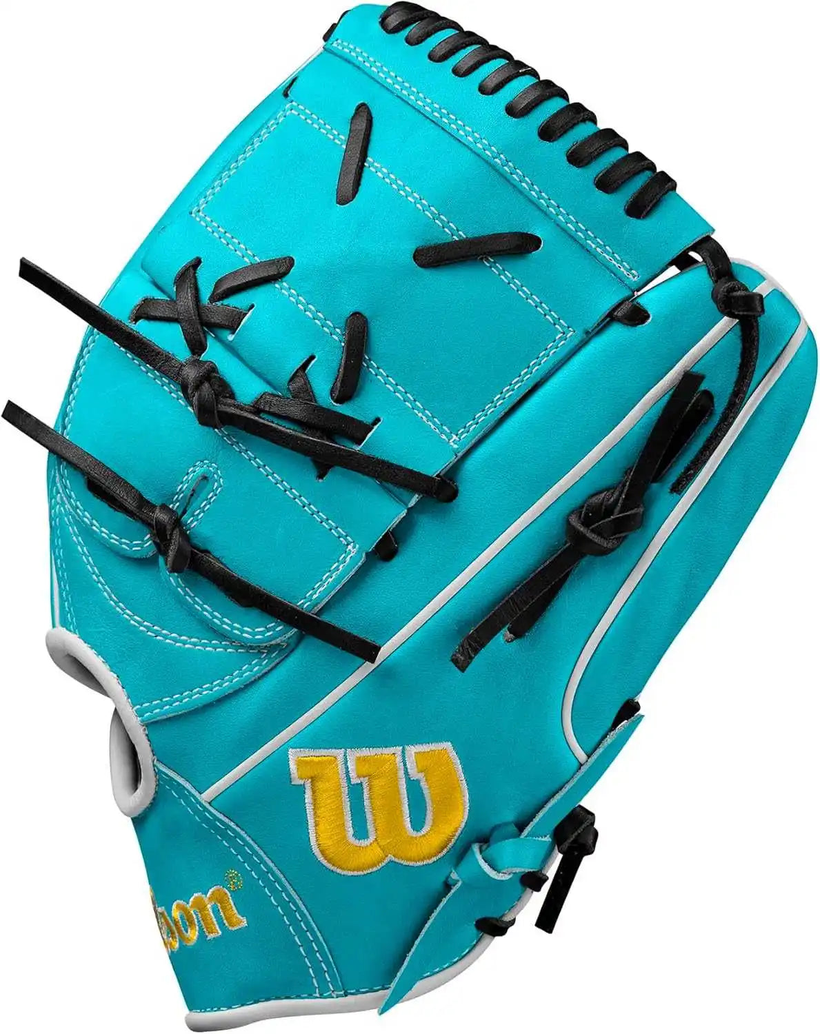 Wilson A2000 Spring 2025 12.00’’ Pitcher’s Glove Wbw10255012 - Teal Yellow Black - Right Throw