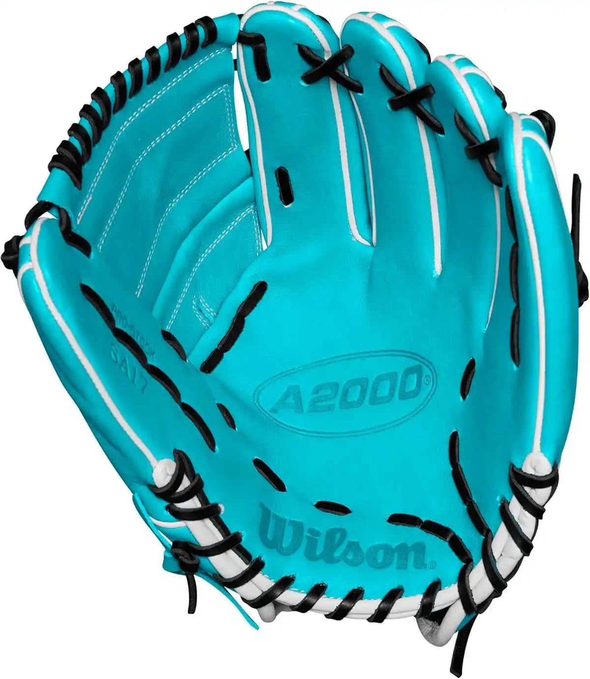 Wilson A2000 Spring 2025 12.00’’ Pitcher’s Glove Wbw10255012 - Teal Yellow Black - Right Throw