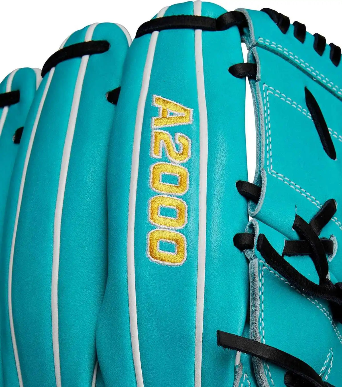 Wilson A2000 Spring 2025 12.00’’ Pitcher’s Glove Wbw10255012 - Teal Yellow Black - Right Throw