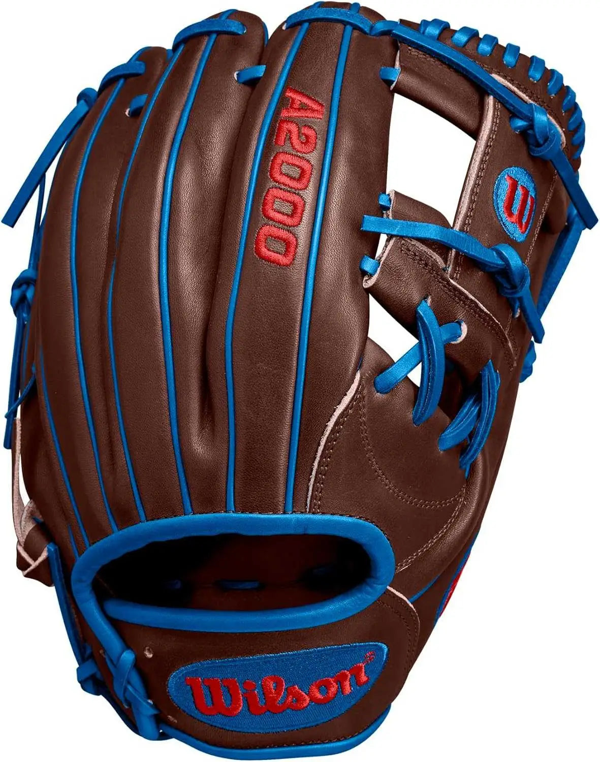 Wilson A2000 Spring 2025 Dansby Swanson Game Model 11.75’’ Infield Glove Wbw1025491175 - Dark Brown Royal Red - Coffee