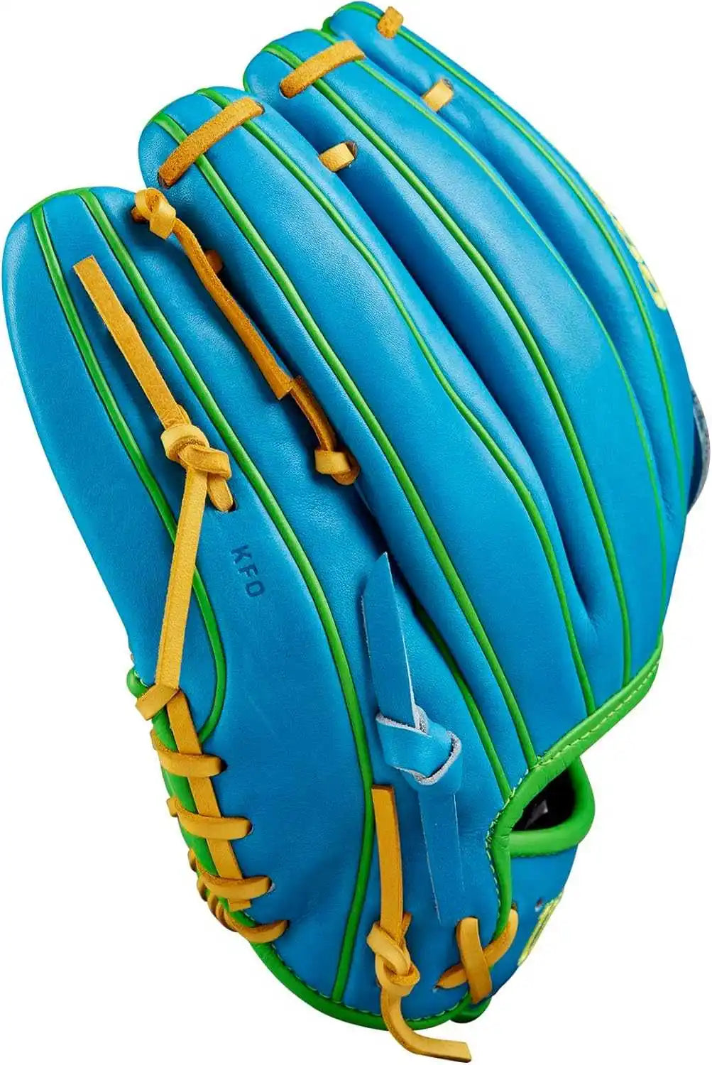 Wilson A2000 Spring 2025 Pp05 11.50’’ Infield Gloves Wbw102548115 - Sky Blue Optic Yellow - Right Throw