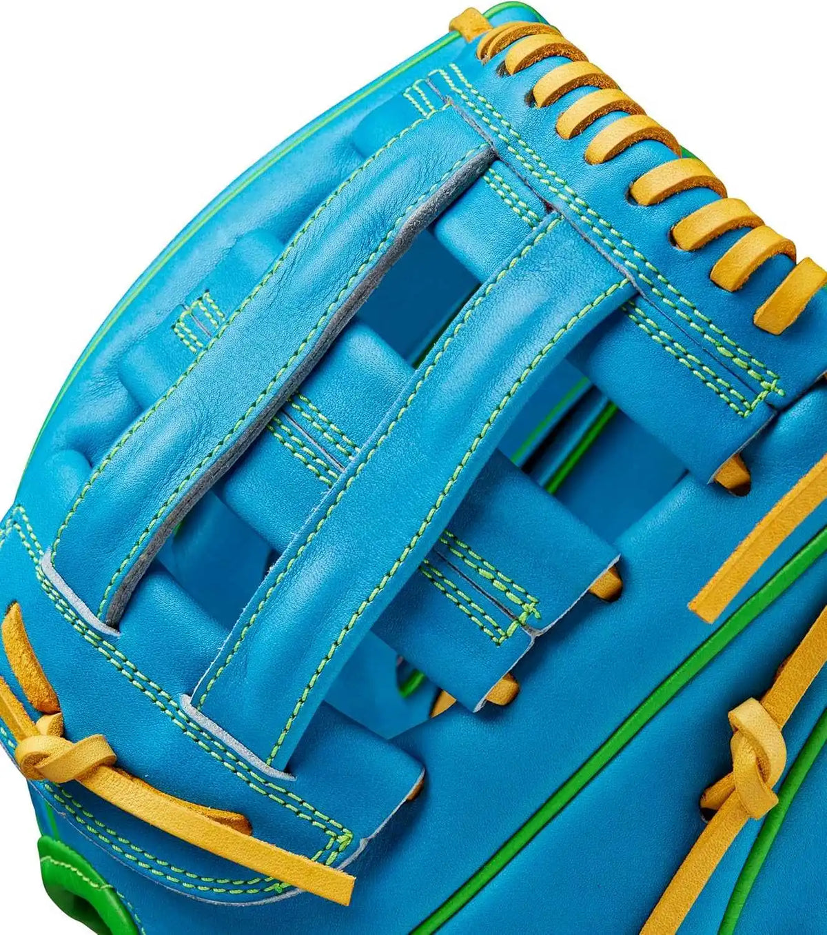 Wilson A2000 Spring 2025 Pp05 11.50’’ Infield Gloves Wbw102548115 - Sky Blue Optic Yellow - Right Throw