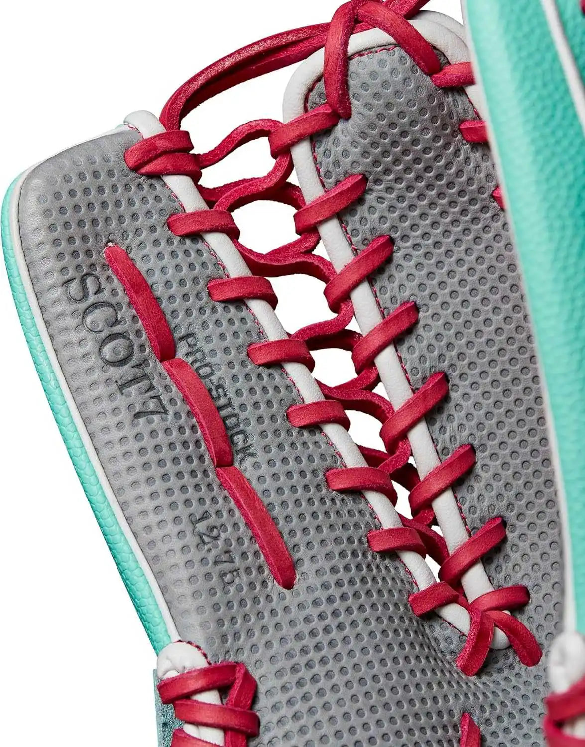 Wilson A2000 Spring 2025 Spin Control 12.75’’ Outfield Glove Wbw1025521275 - Seafoam Flamingo White - Teal Red / Right