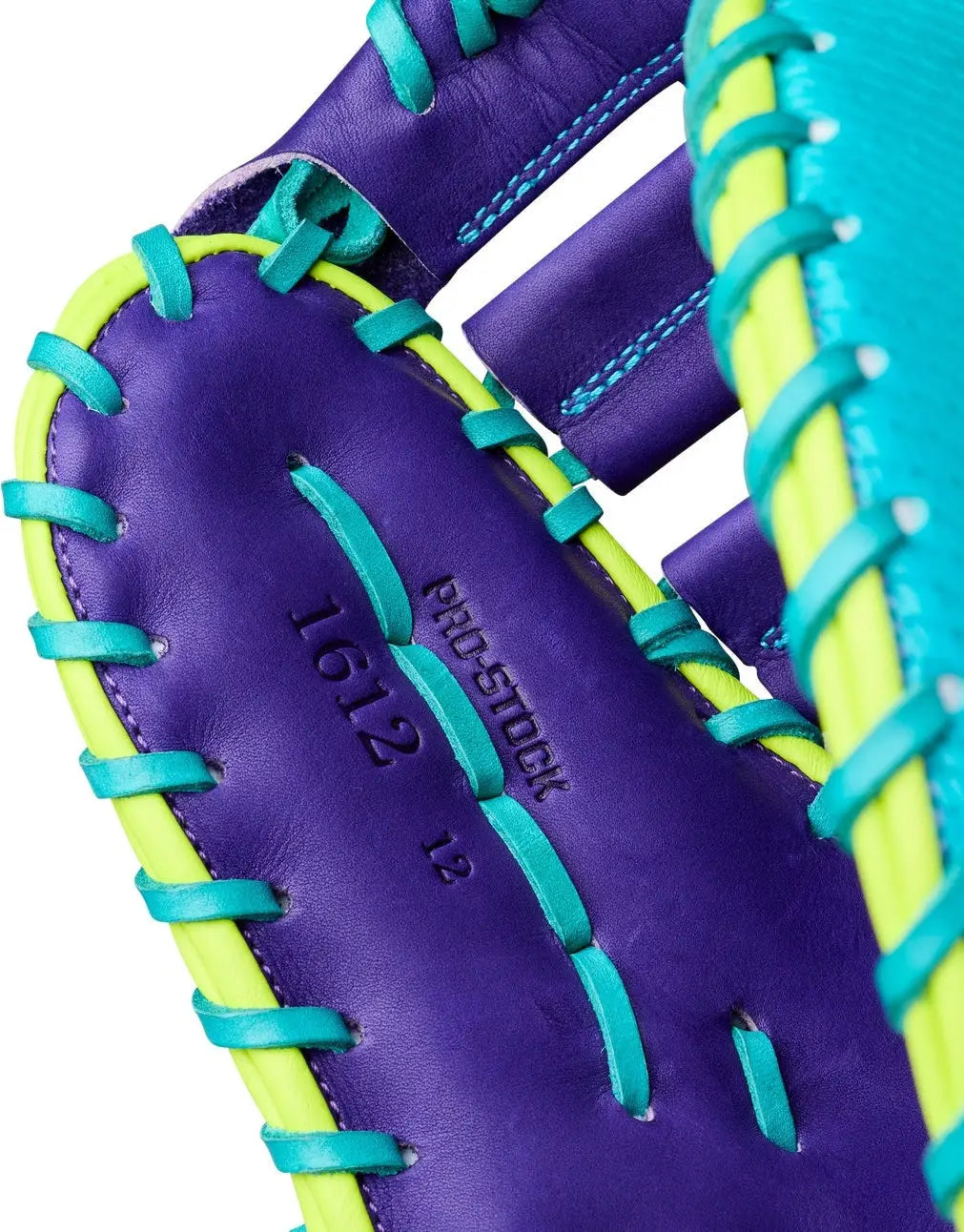 Wilson A2000 Spring Series 1612ss 12.00” 1st Base Mitt Wbw10414012 - Blue Pink Purple