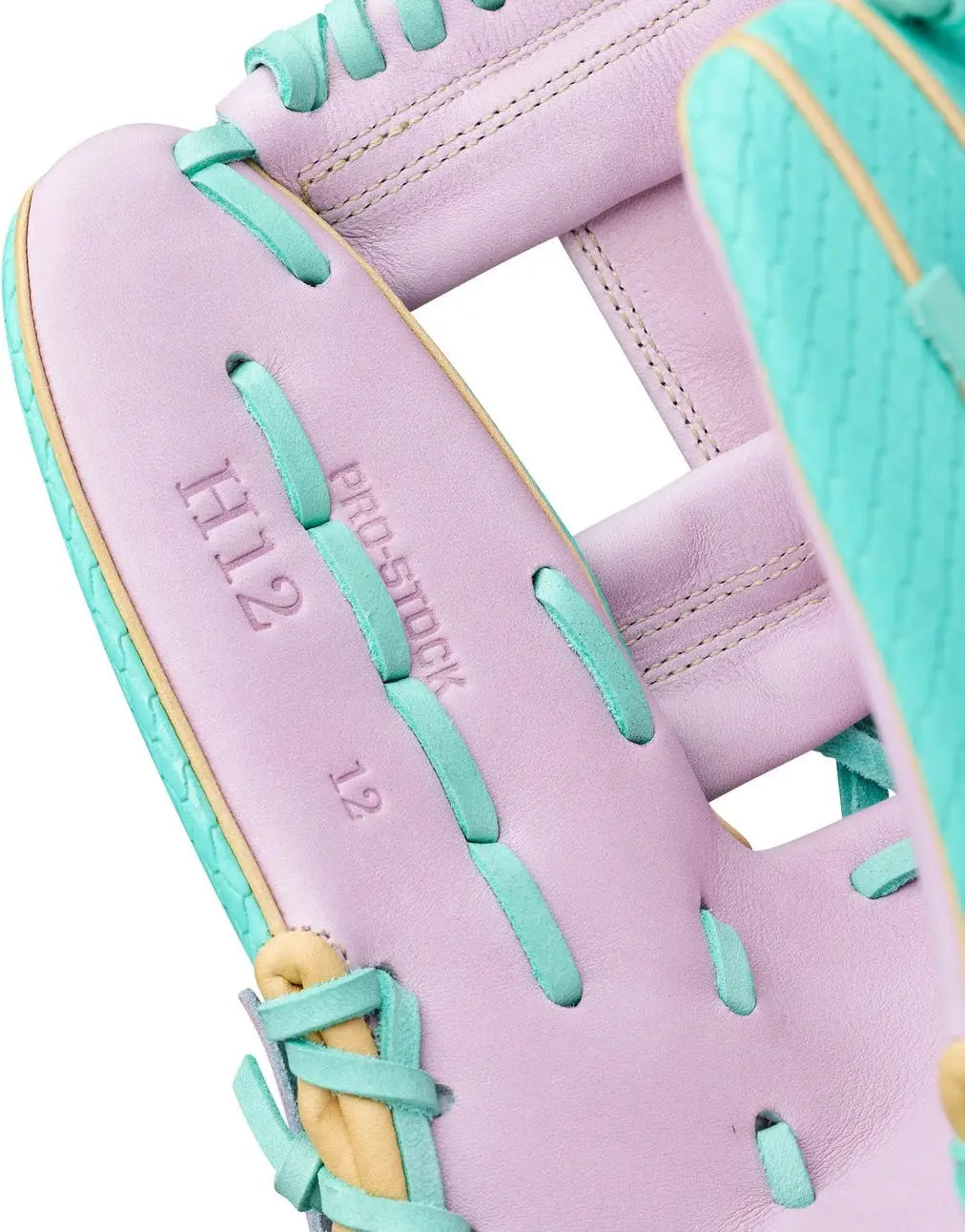 Wilson A2000 Spring Series H12ss 12.00” Fastpitch Infield Glove Wbw10423412 - Lavender Seafoam - Pink Mint / Right Throw