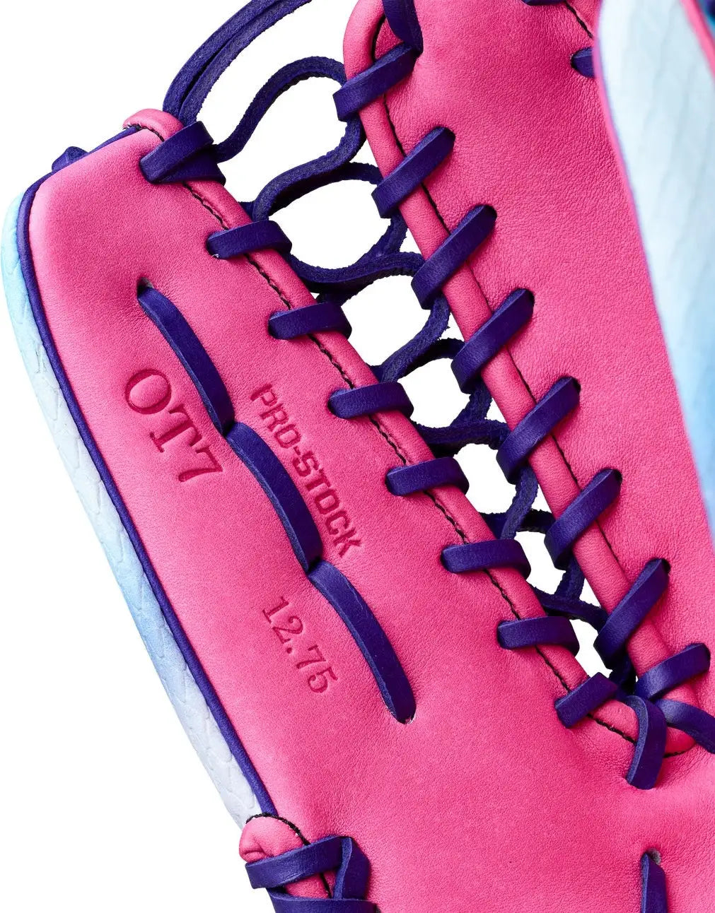 Wilson A2000 Spring Series Ot7ss 12.75” Outfield Glove Wbw1041361275 - Flamingo Pink Purple Blue