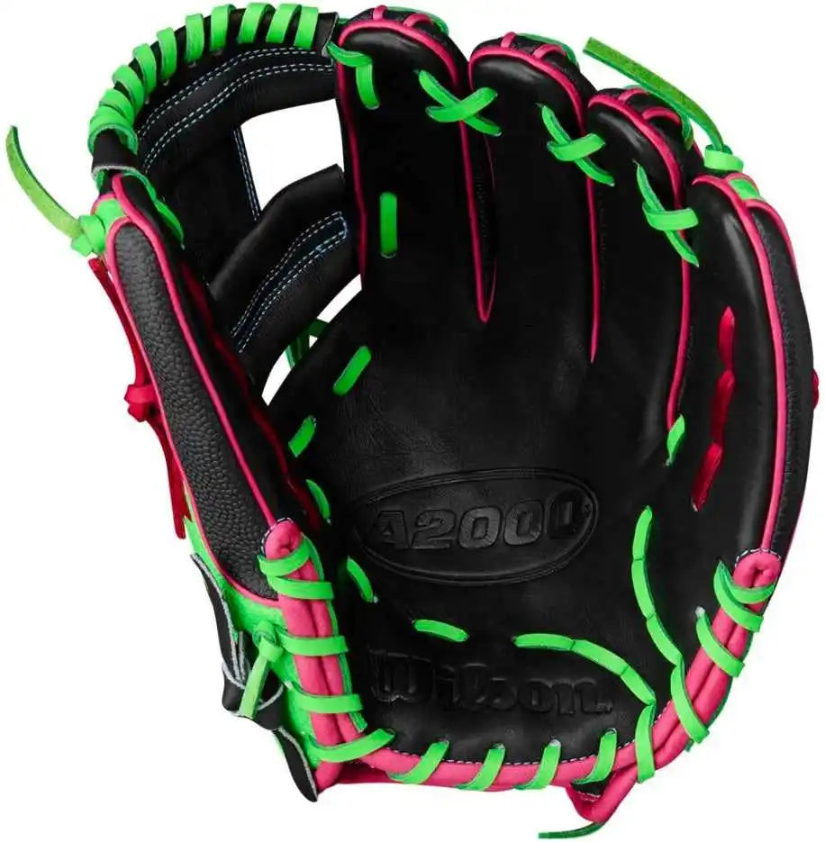 Wilson A2000 Summer 1786ss 11.50’’ Infield Glove Wbw103218115- Black Neon Green Flamingo Pink - Right Throw