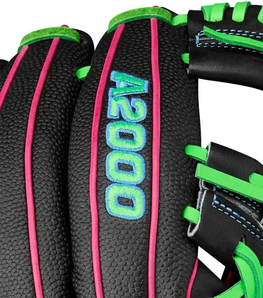 Wilson A2000 Summer 1786ss 11.50’’ Infield Glove Wbw103218115- Black Neon Green Flamingo Pink - Right Throw