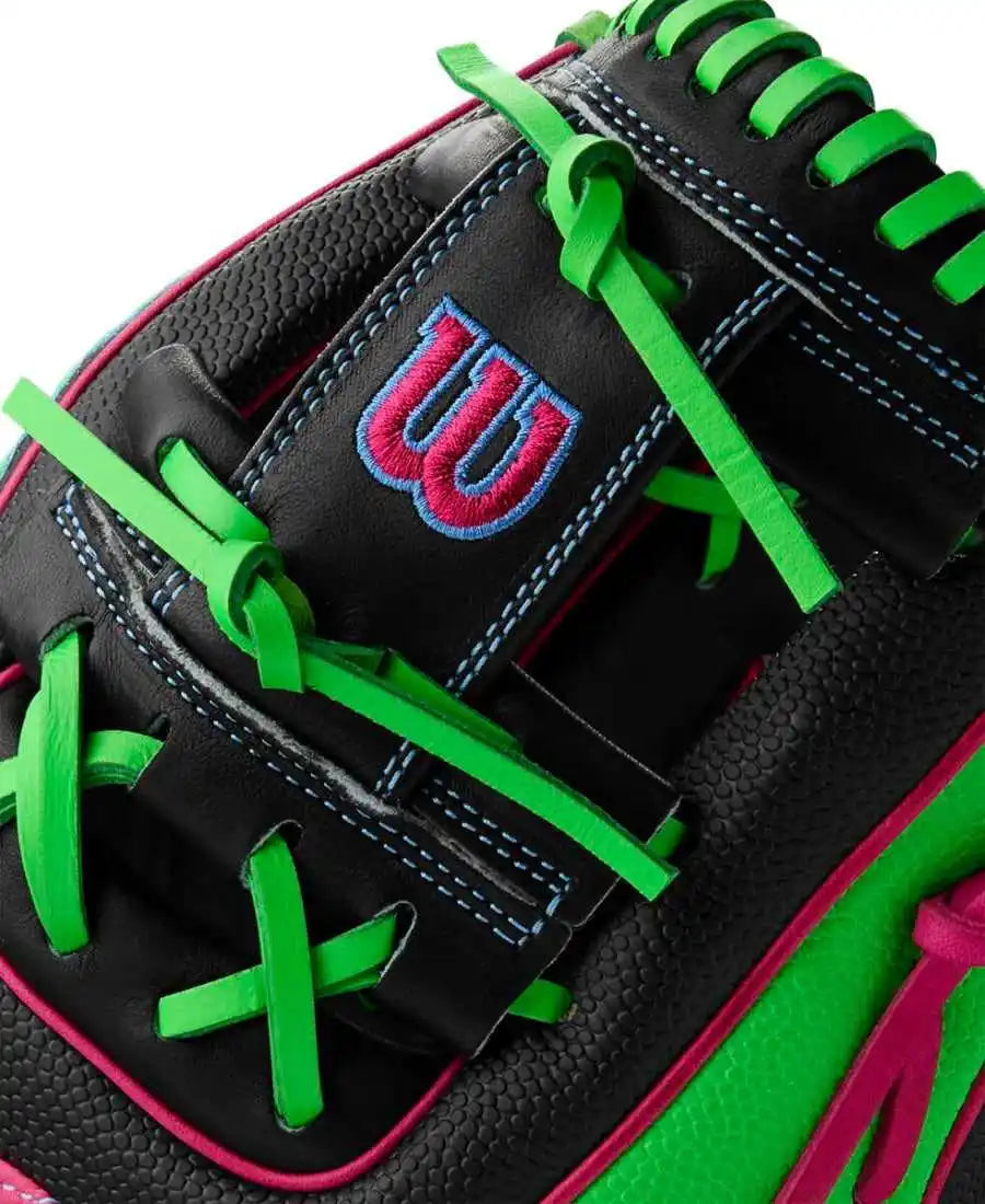 Wilson A2000 Summer 1786ss 11.50’’ Infield Glove Wbw103218115- Black Neon Green Flamingo Pink - Right Throw