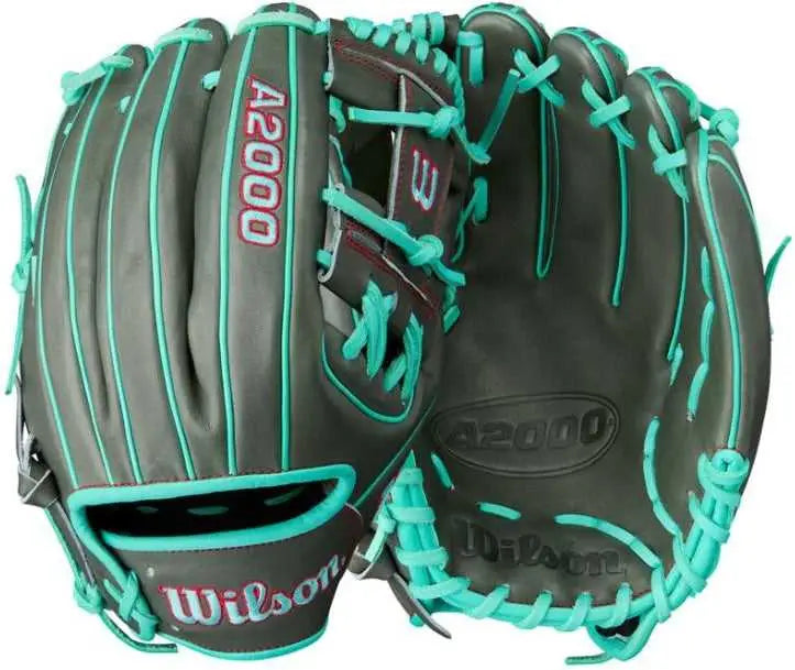 Wilson A2000 Summer 1975 11.75’’ Infield Glove Wbw1032191175 - Charcoal Seafoam - Dark Gray Blue / Right Throw