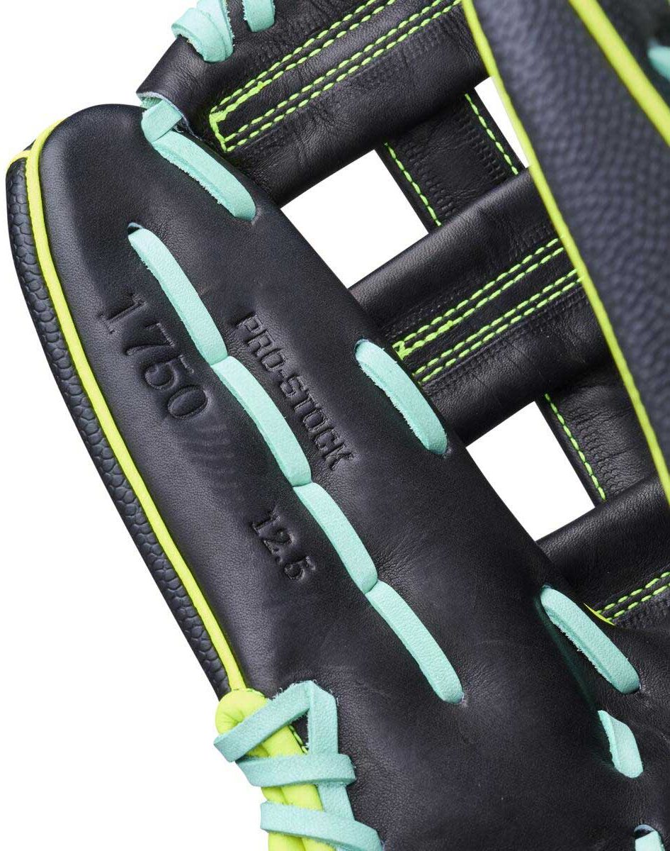 Wilson A2000 Summer 2026 1750ss Outfield Glove 12.50’’ Wbw104599125 - Black Seafoam Optic - Right Throw