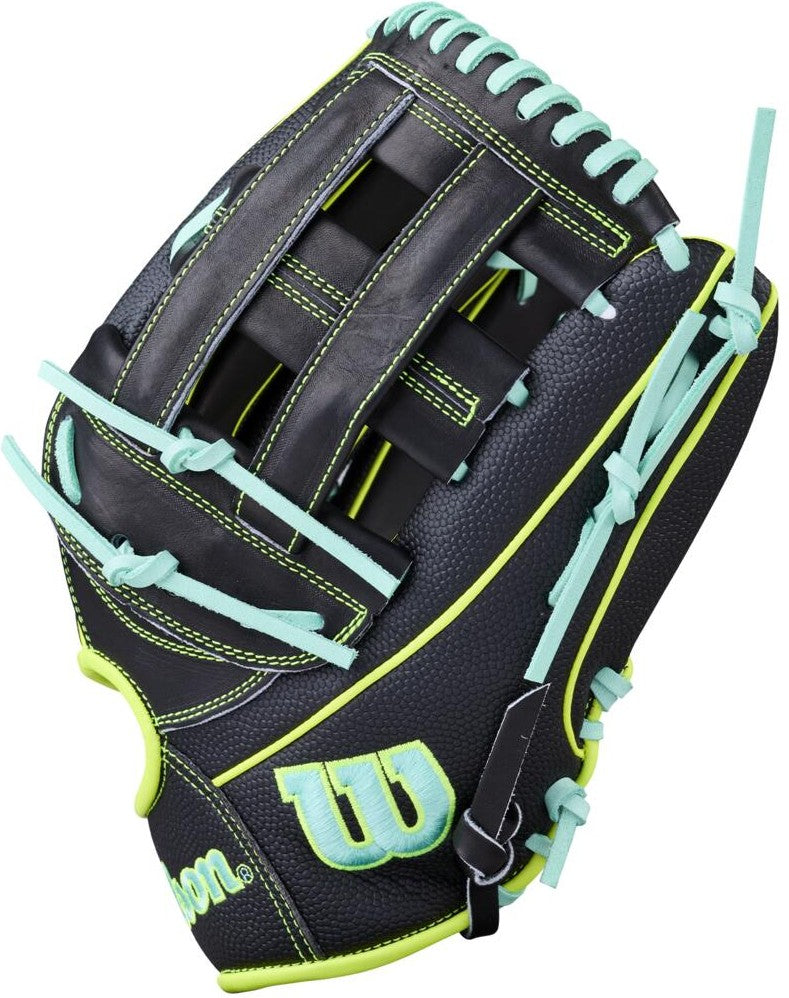 Wilson A2000 Summer 2026 1750ss Outfield Glove 12.50’’ Wbw104599125 - Black Seafoam Optic - Right Throw