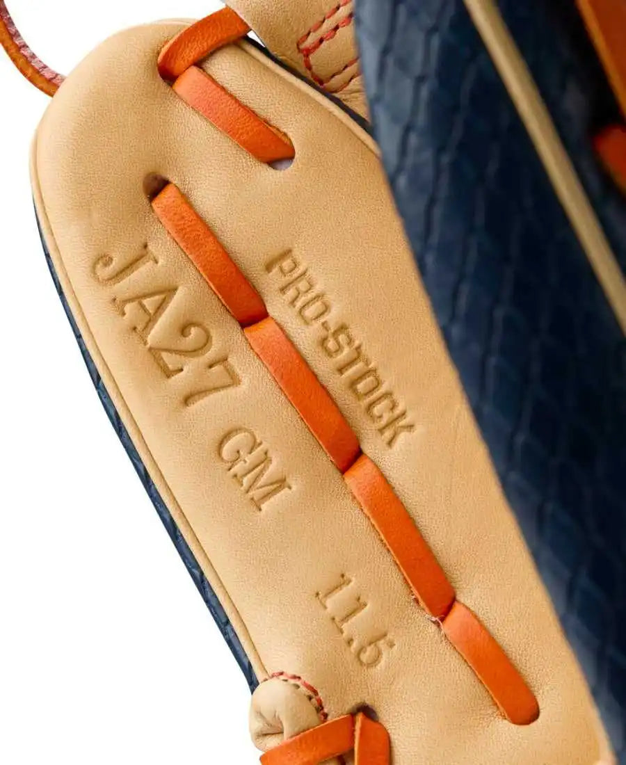 Wilson A2000 Summer Ja27 11.50’’ Infield Glove Wbw103295115 - Navy Blonde Orange - Cork / Right Throw