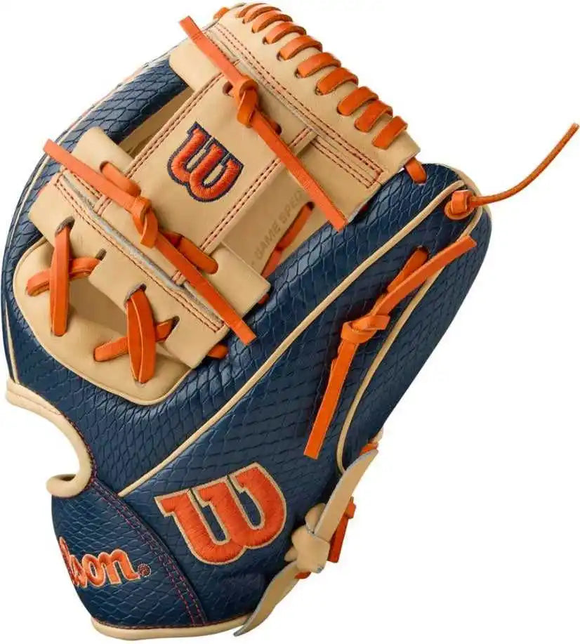Wilson A2000 Summer Ja27 11.50’’ Infield Glove Wbw103295115 - Navy Blonde Orange - Cork / Right Throw