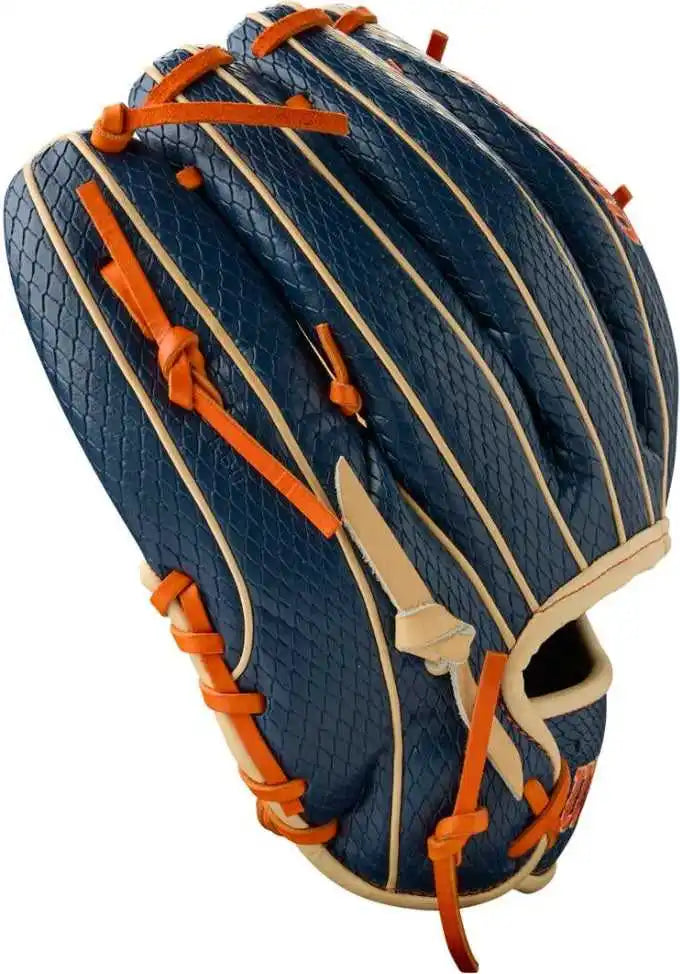 Wilson A2000 Summer Ja27 11.50’’ Infield Glove Wbw103295115 - Navy Blonde Orange - Cork / Right Throw
