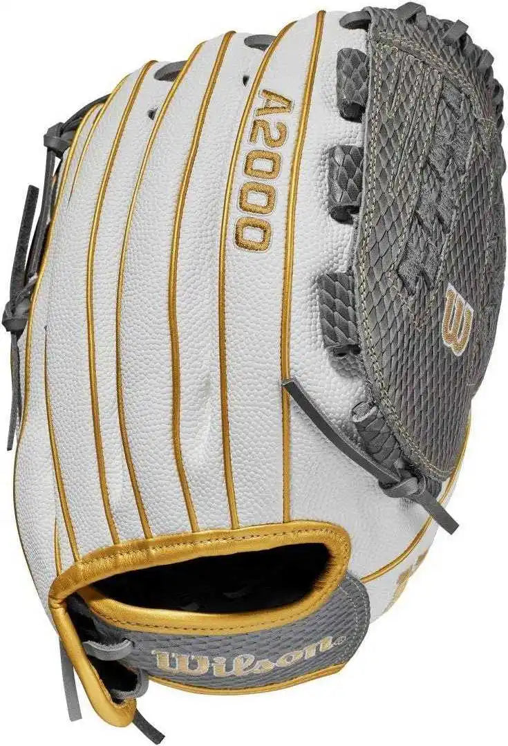 Wilson A2000 V125ss 12.50’’ Outfield Fastpitch Glove - Black Gray - Right Throw