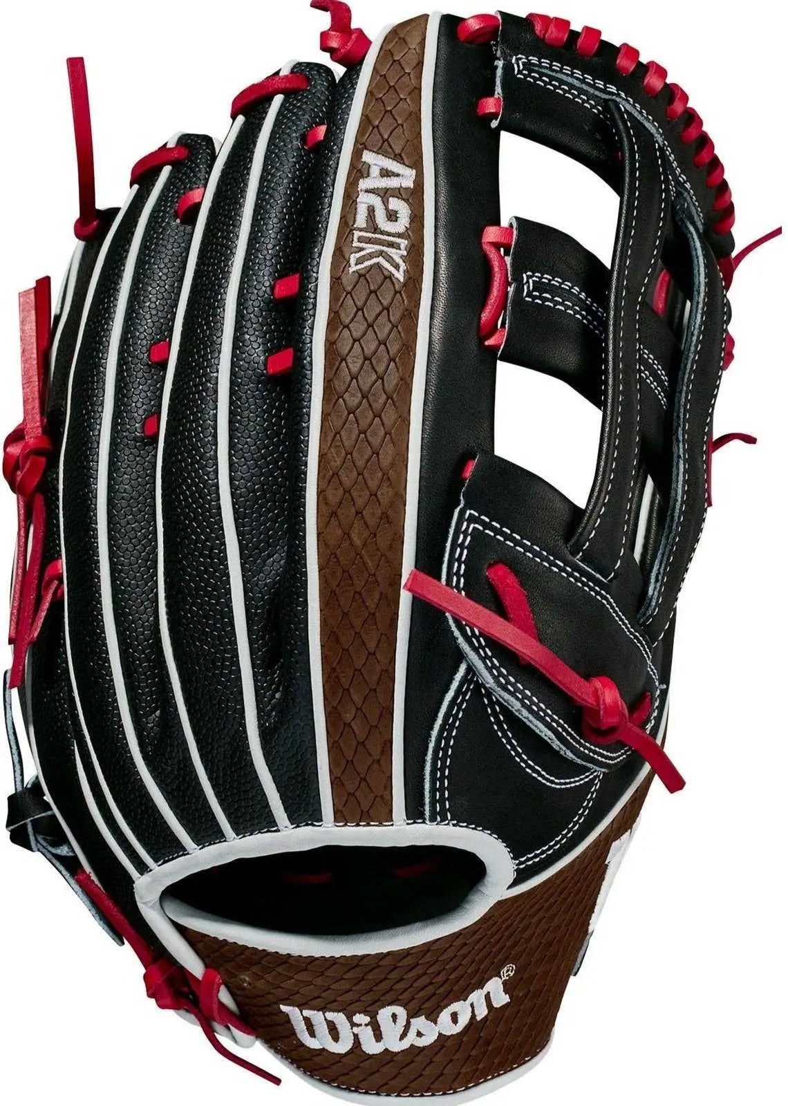 Wilson A2k 1799ss 12.75’’ Outfield Glove October Oct Gotm- Black Gray - Red / Right Throw