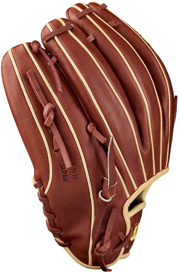 Wilson A2k C12 12.00’’ Pitcher’s Glove Wbg07901rt12 - Walnut Blonde Yellow Red - Right Throw